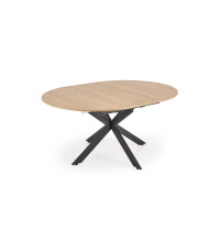 ACORD stół rozkładany, naturalny / czarny (2p1szt)