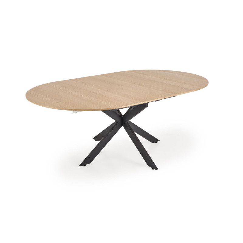 ACORD stół rozkładany, naturalny / czarny (2p1szt)