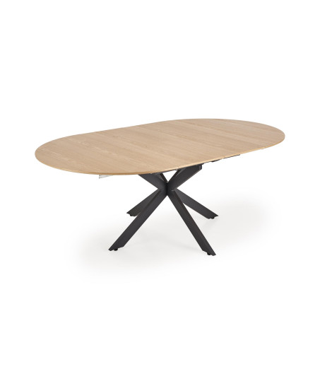 ACORD stół rozkładany, naturalny / czarny (2p1szt)