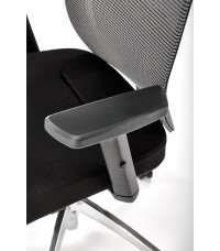 ADMIRAL fotel gabinetowy popielato / czarny