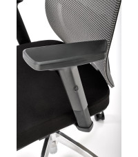 ADMIRAL fotel gabinetowy popielato / czarny