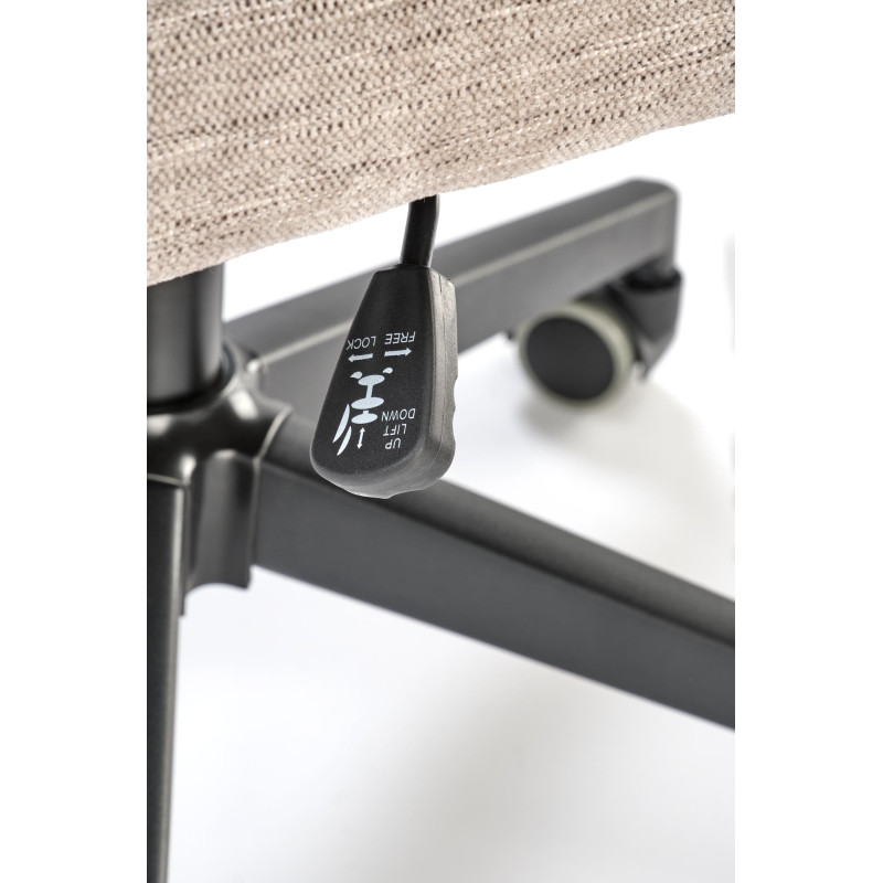 ADRIANO fotel obrotowy beżowy