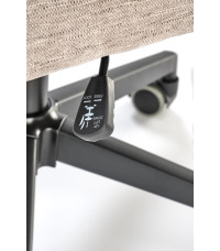 ADRIANO fotel obrotowy beżowy