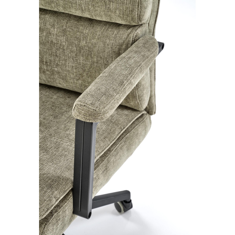 ADRIANO fotel obrotowy oliwkowy