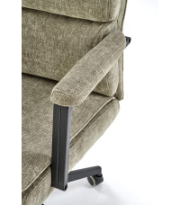 ADRIANO fotel obrotowy oliwkowy