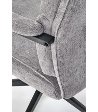 ADRIANO fotel obrotowy popielaty