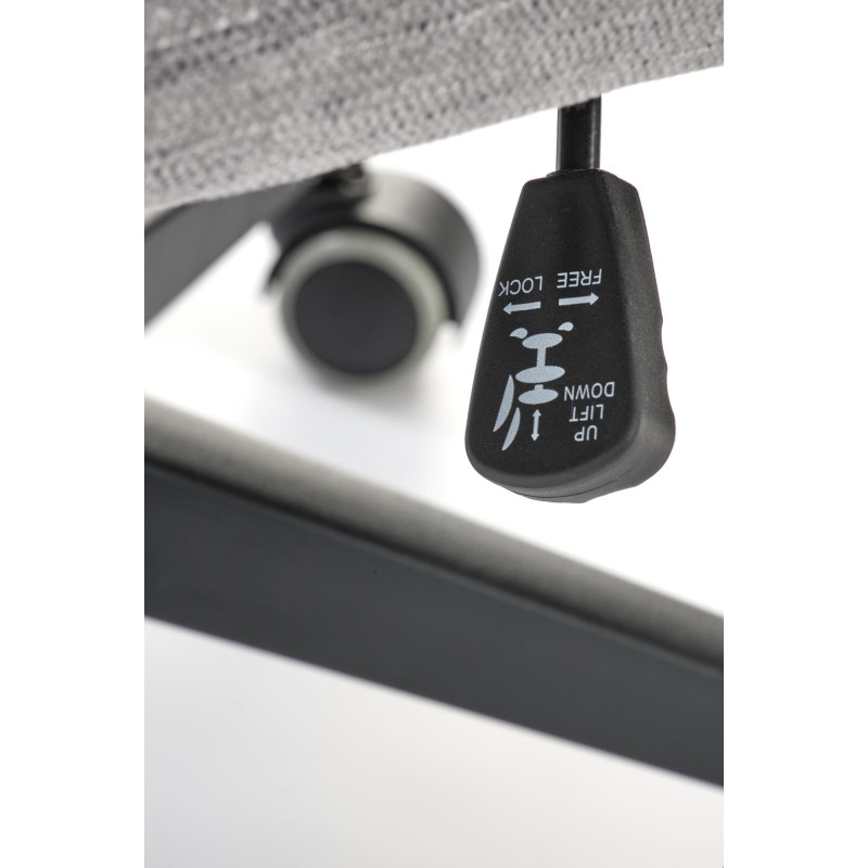 ADRIANO fotel obrotowy popielaty