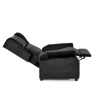 AGUSTIN 2 fotel wypoczynkowy czarny (2p1szt)