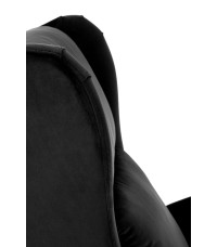 AGUSTIN 2 fotel wypoczynkowy czarny (2p1szt)