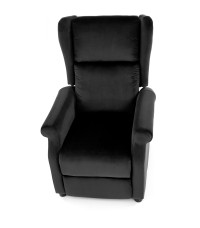 AGUSTIN 2 fotel wypoczynkowy czarny (2p1szt)