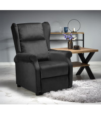 AGUSTIN 2 fotel wypoczynkowy czarny (2p1szt)