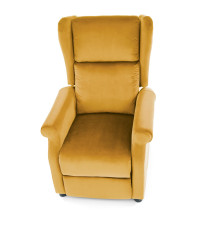 AGUSTIN 2 fotel wypoczynkowy musztardowy (2p1szt)