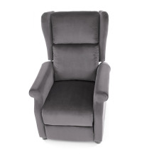 AGUSTIN 2 fotel wypoczynkowy popielaty (2p1szt)