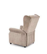 AGUSTIN M fotel rozkładany z funkcją masażu beżowy (1p1szt)