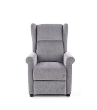 AGUSTIN M fotel rozkładany z funkcją masażu popielaty (1p1szt)