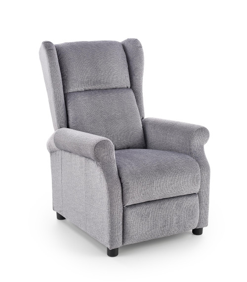 AGUSTIN fotel wypoczynkowy popiel (1p1szt)