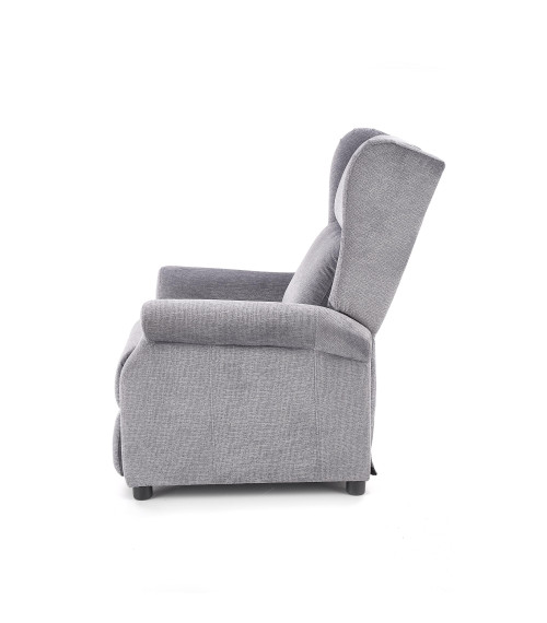 AGUSTIN fotel wypoczynkowy popiel (1p1szt)