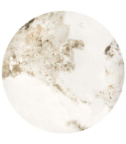 ALESSIA ława, beżowy marmur / czarny (2p1szt)