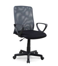 ALEX fotel pracowniczy czarno-szary