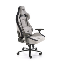 ALISTER fotel gabinetowy popielaty / czarny