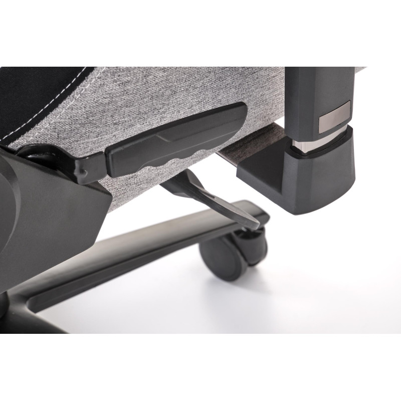 ALISTER fotel gabinetowy popielaty / czarny