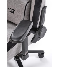 ALISTER fotel gabinetowy popielaty / czarny