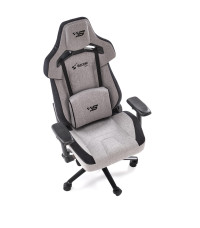 ALISTER fotel gabinetowy popielaty / czarny