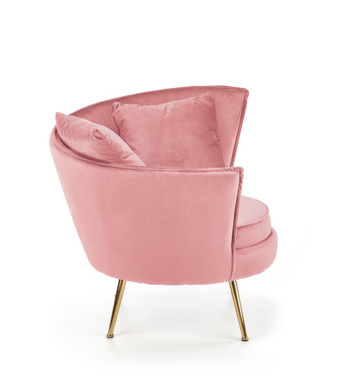 ALMOND fotel wypoczynkowy różowy