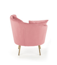 ALMOND fotel wypoczynkowy różowy
