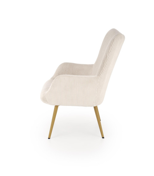 AMARO fotel wypoczynkowy, kremowy (1p1szt)