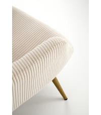 AMARO fotel wypoczynkowy, kremowy (1p1szt)