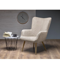 AMARO fotel wypoczynkowy, kremowy (1p1szt)