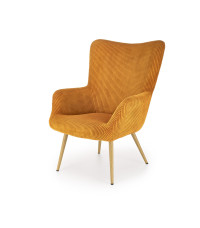 AMARO fotel wypoczynkowy, musztardowy (1p1szt)