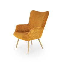 AMARO fotel wypoczynkowy, musztardowy (1p1szt)