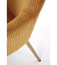 AMARO fotel wypoczynkowy, musztardowy (1p1szt)