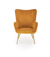 AMARO fotel wypoczynkowy, musztardowy (1p1szt)