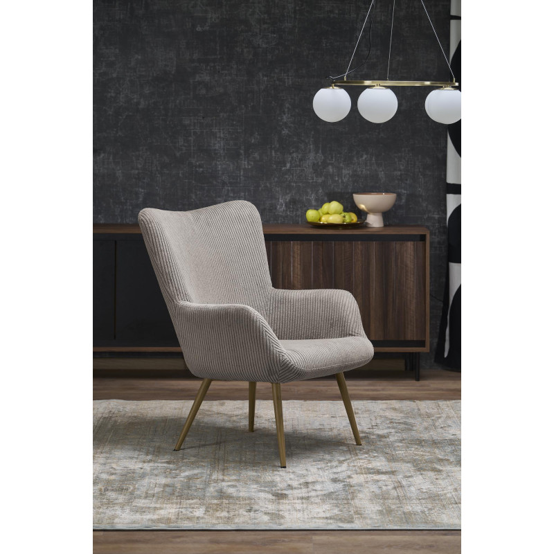 AMARO fotel wypoczynkowy, popielaty (1p1szt)