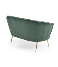 AMORINITO XL fotel wypoczynkowy ciemny zielony / złoty