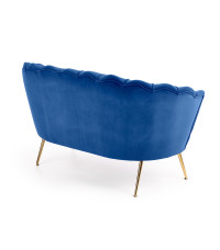 AMORINITO XL fotel wypoczynkowy granatowy / złoty