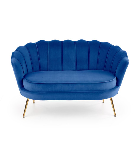 AMORINITO XL fotel wypoczynkowy granatowy / złoty