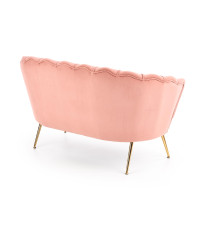 AMORINITO XL fotel wypoczynkowy jasny różowy / złoty