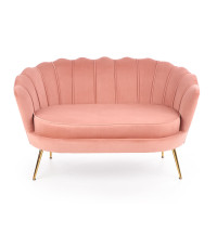 AMORINITO XL fotel wypoczynkowy jasny różowy / złoty