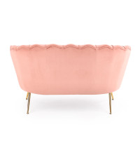 AMORINITO XL fotel wypoczynkowy jasny różowy / złoty