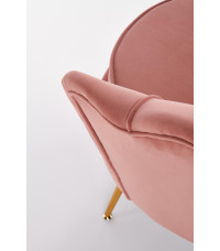 AMORINITO fotel wypoczynkowy jasny różowy / złoty