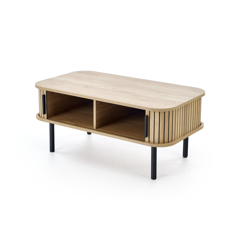 ANGELINA  ława, naturalny / czarny (1p1szt)