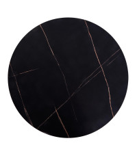 ANTICA ława blat - czarny marmur, stelaż - czarny (2p1szt)