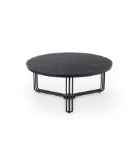 ANTICA ława blat - czarny marmur, stelaż - czarny (2p1szt)