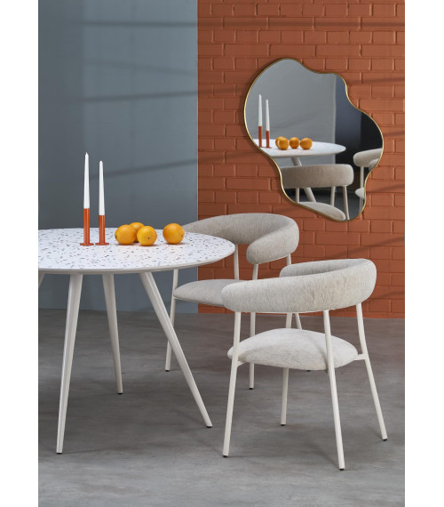 ARAMIS stół, blat - lastryko, nogi - biały (2p1szt)