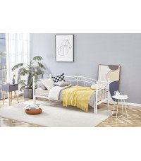 ARIZA łóżko z wysuwanym dodatkowym materacem, biały (1p1szt)