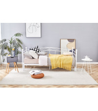 ARIZA łóżko z wysuwanym dodatkowym materacem, biały (1p1szt)